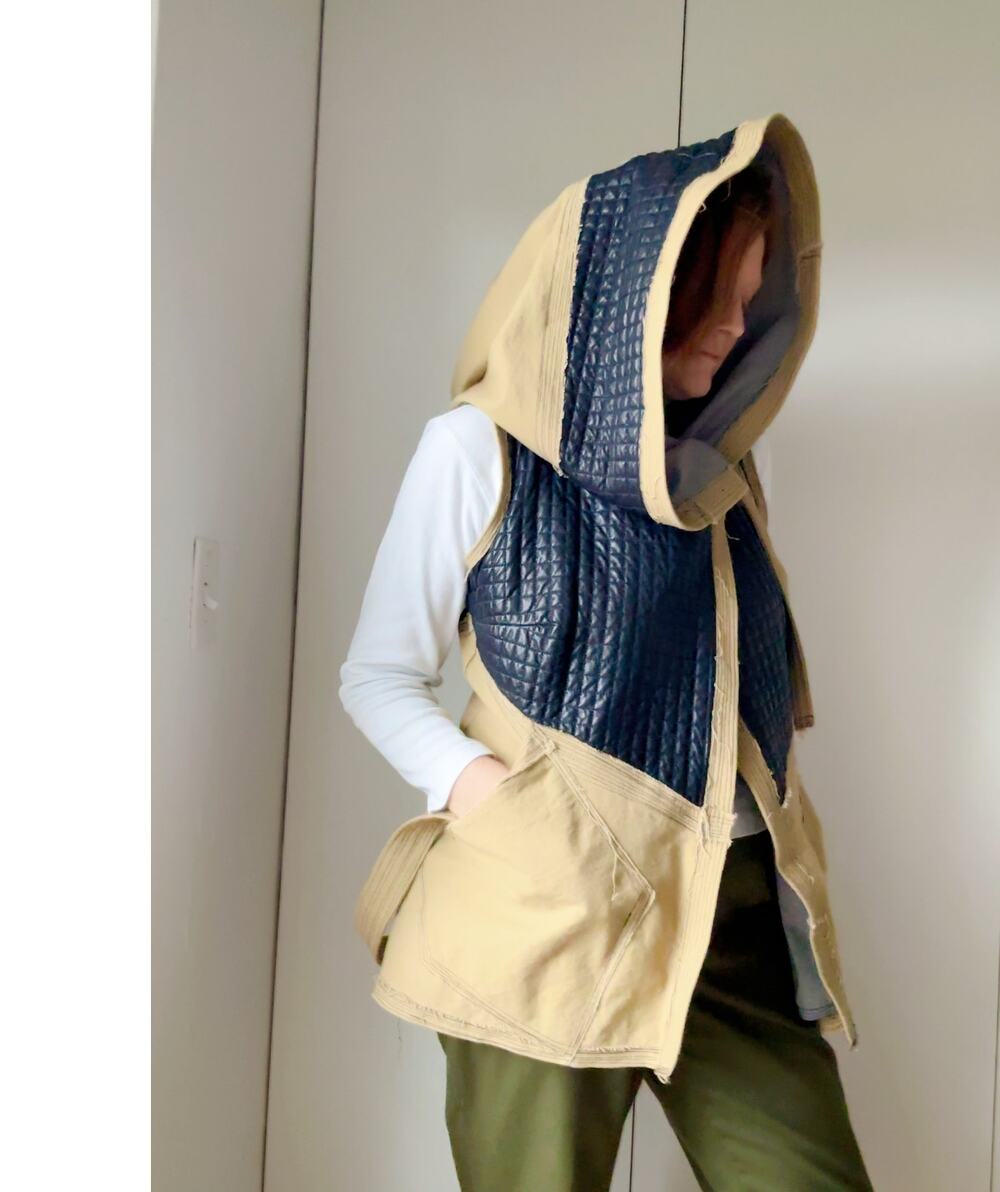 Tailored Steampunk Renaissance Canvas Vest S/M Festival Fantasy Waistcoat